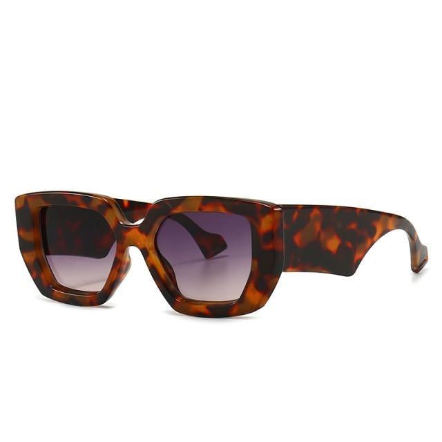 Classic Frames Style New Vintage Fashion Square Sunglasses For Men & Women Famous Luxury Design Big Frame Gradient SunGlasses For Female