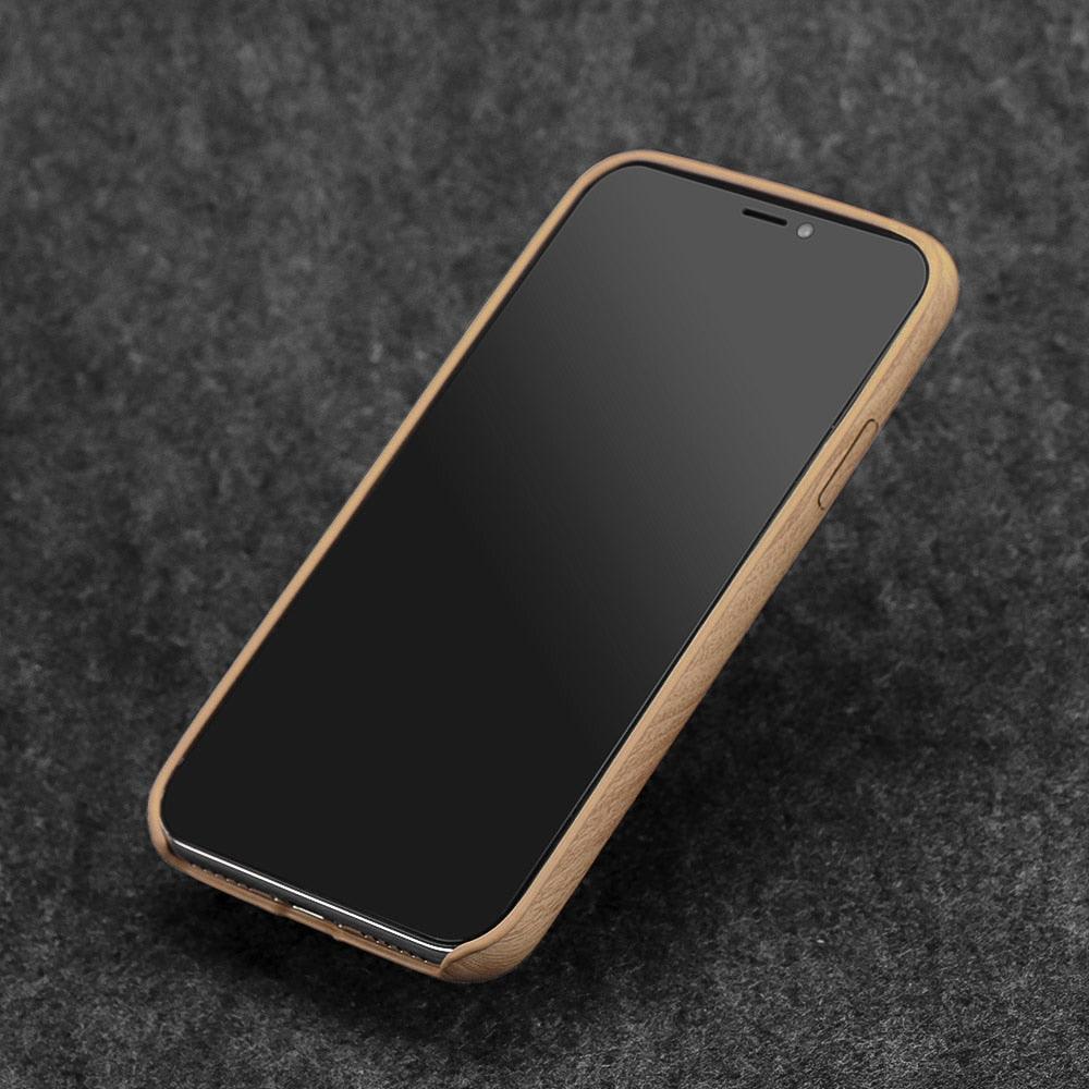 Classy Vintage Design Genuine Natural Wood Phone Case Wooden Texture Back Case For iPhone11 Case Luxury Phone Cover For iPhone 6 6s 7 8 plus 11 Pro max Case New Fashion Soft Case