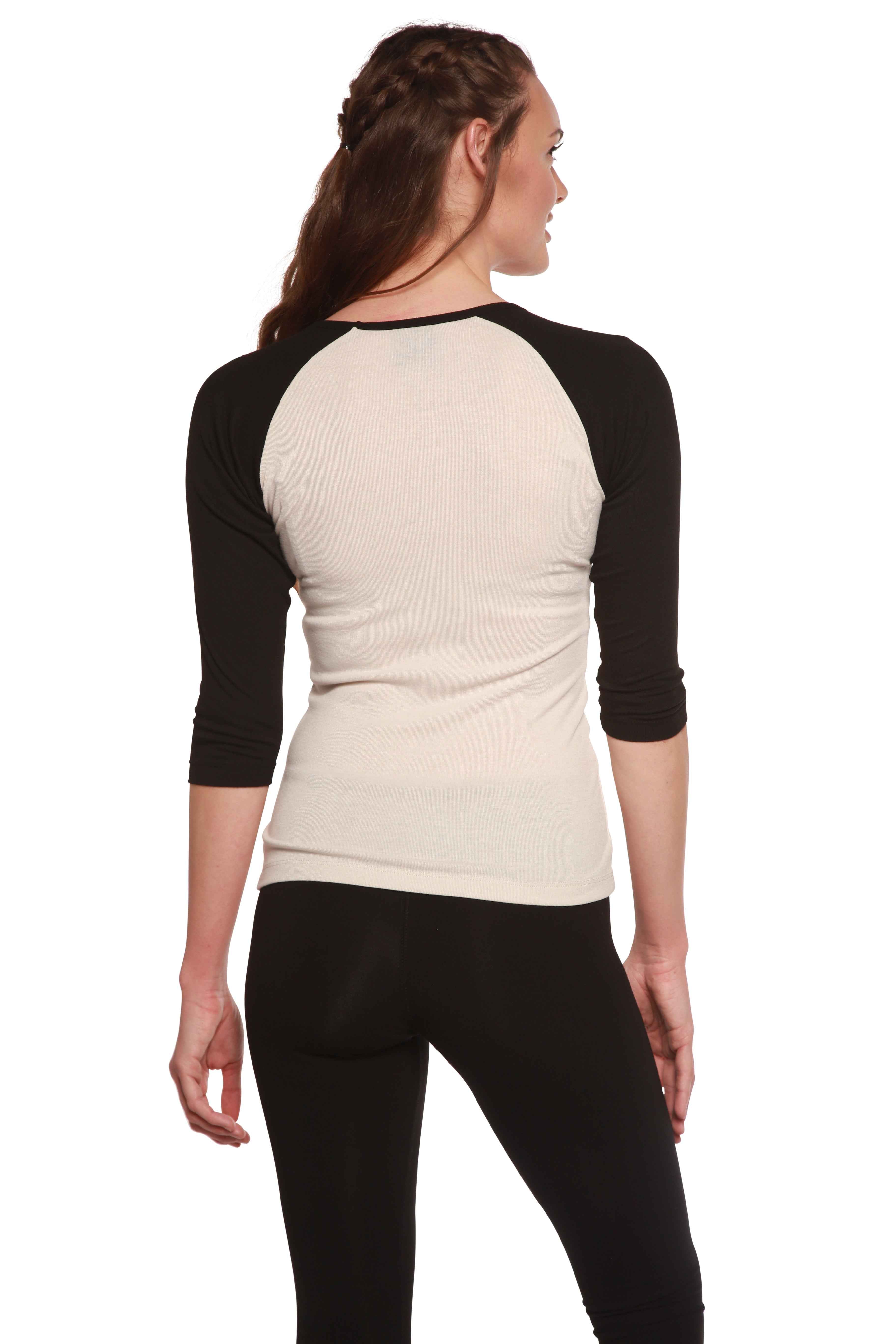 Clearance Women's Bamboo Viscose/Sorona 3/4 Sleeve T-Shirt