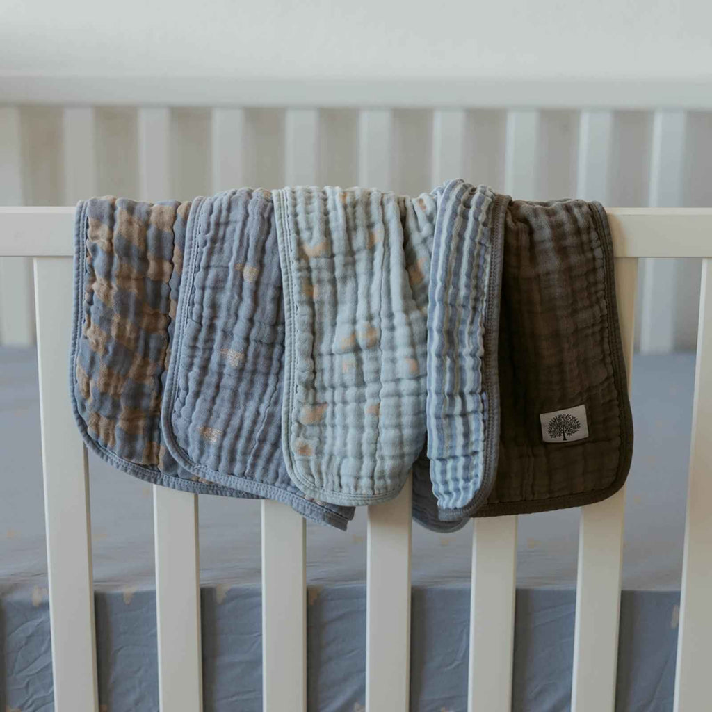 Cloud Set - Muslin Burp Cloths (4 Pack)