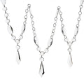 Clear Bead With Diamond Shape Drops Garland - 6 feet