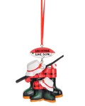 Like Father Like Son Fishing Ornament