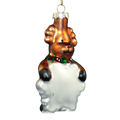 4 Inch Glass Ornaments To Personalize - Moose