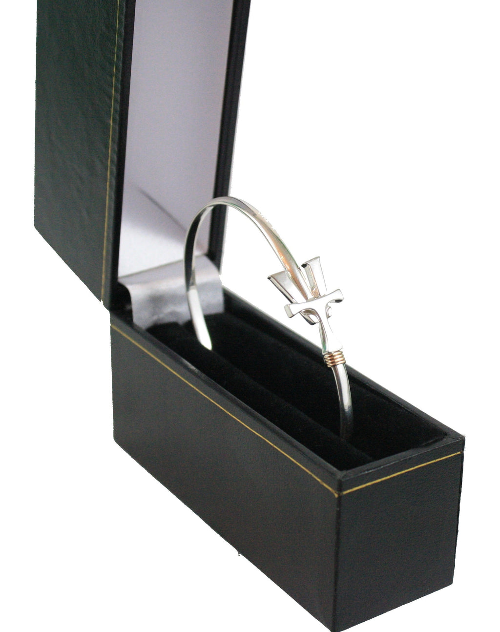 Vermont   Hook Bracelet Silver - 3mm Band - 8 Inch