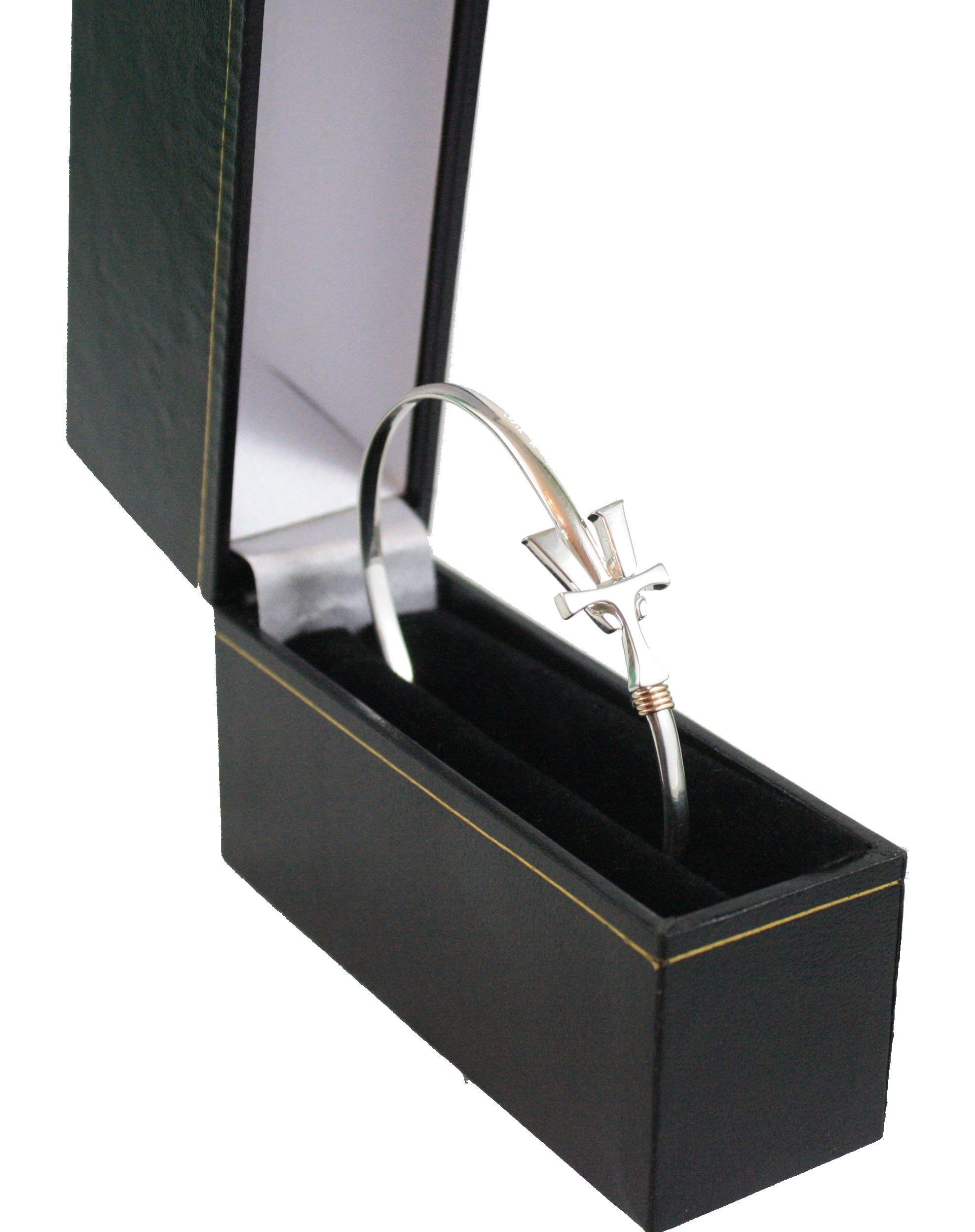 Vermont   Hook Bracelet Silver - 3mm Band - 8 Inch
