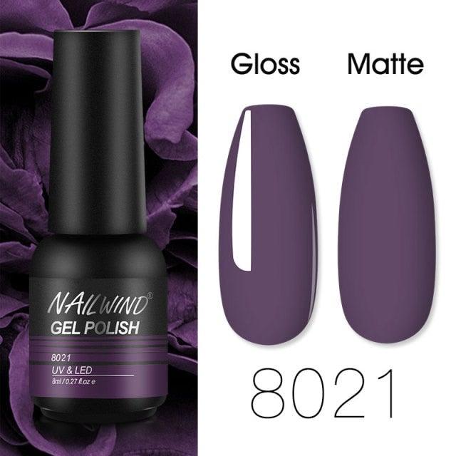 Colorful Glossy Gel Nail Polish 8ml Modern Permanent UV LED Nails Gel Luxury Fashion For Women and Girls Shine Design