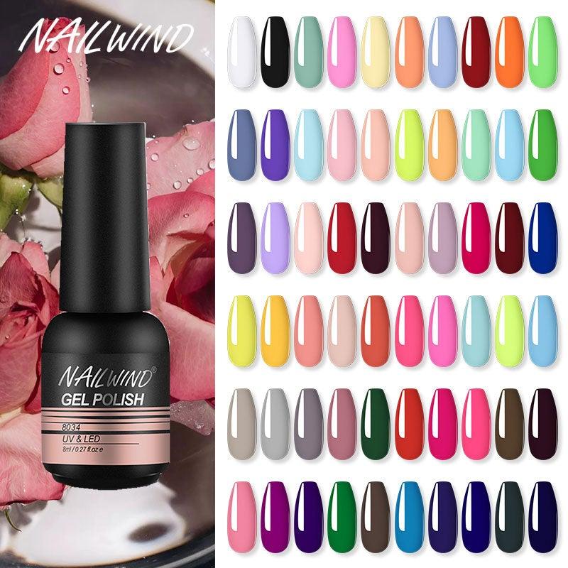 Colorful Glossy Gel Nail Polish 8ml Modern Permanent UV LED Nails Gel Luxury Fashion For Women and Girls Shine Design