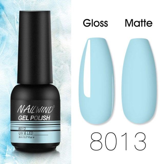 Colorful Glossy Gel Nail Polish 8ml Modern Permanent UV LED Nails Gel Luxury Fashion For Women and Girls Shine Design