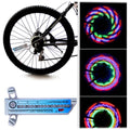 Colorful Rainbow 32 LED Wheel Signal Lights for Cycling Bikes Bicycles Outdoor