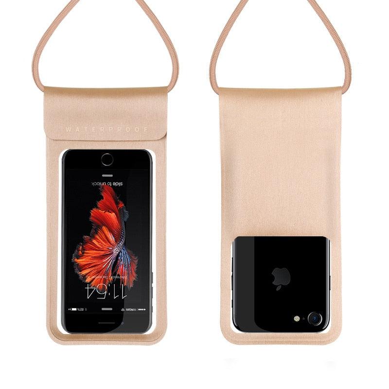 Colorful Universal Waterproof Case For iPhone 12 11 13 Pro Max X Water Proof Bag Mobile Phone Cover Universal Waterproof Phone Pouch for iPhone With Long Lanyard Lightweight Phone Case For Summer