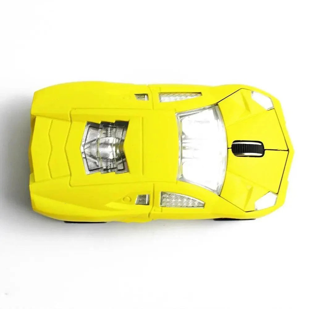 Cool Wireless Gaming Mice 2.4Ghz USB Receiver Wireless Sports Car Mouse Fashion 1600DPI Ergonomic 3D Mini Mice For PC Laptop