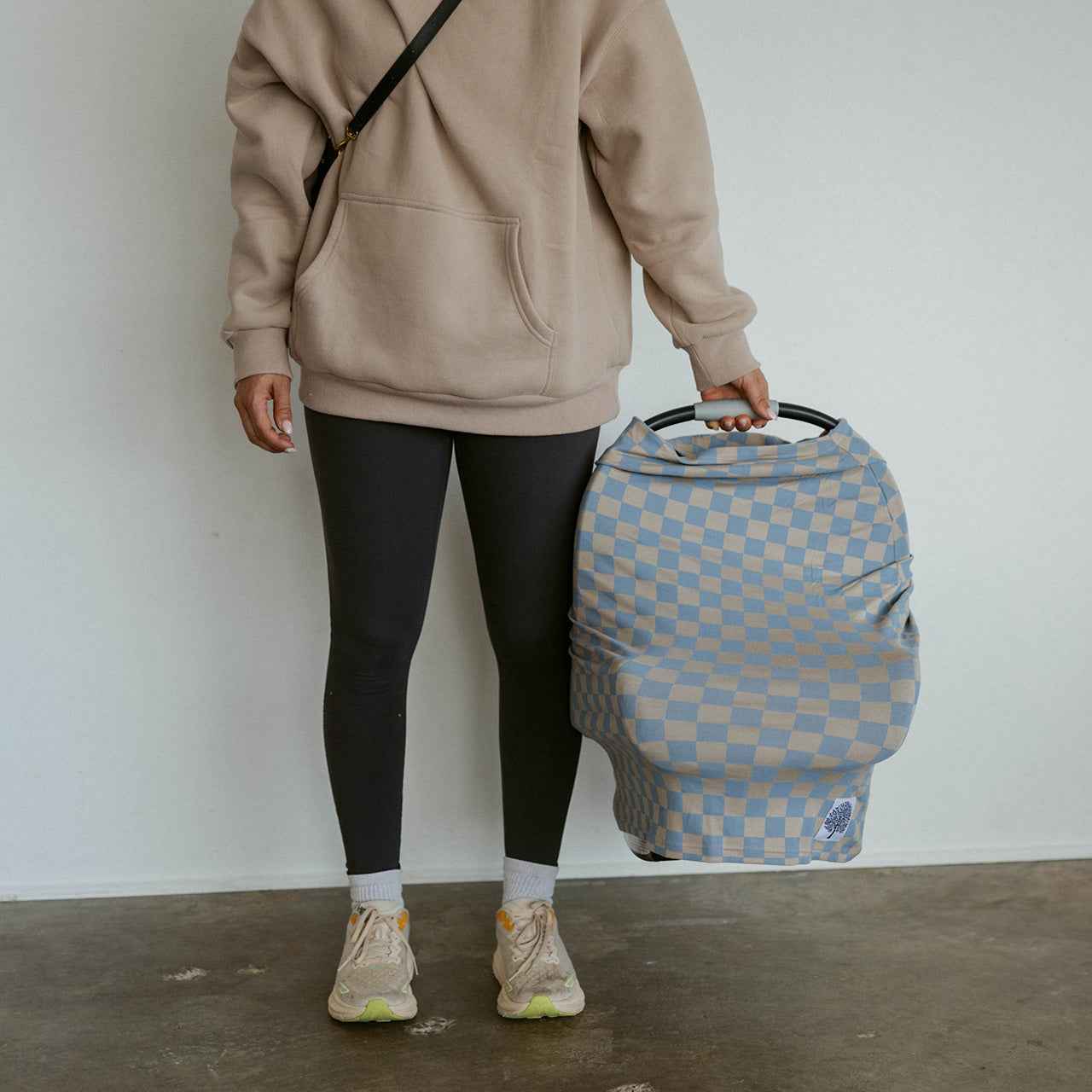 Multi-use Cover, Stormy Blue Checker