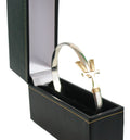 Vermont  Hook Bracelet with Gold 'VT' - 6mm Band - 7.5 Inch