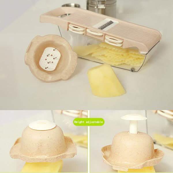 Creative Mandoline Slicer Vegetable Cutter with Stainless Steel Blade