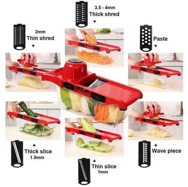 Creative Mandoline Slicer Vegetable Cutter with Stainless Steel Blade