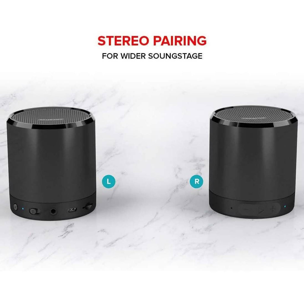 Creative Metallix Portable Mini Speaker - Black (Refurbished)