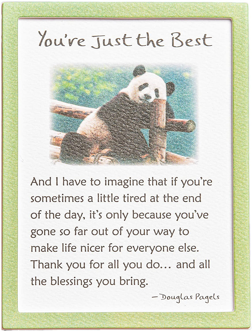 Easel-back Print with Magnet - You're Just the Best