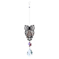 Crystal Garden Sun-catcher Hanging Crystals Prisms Ornament For Window Glass Chandelier Solar Hummingbird Owl Wind Chimes Rainbow Chaser  Garden Hanging  Curtain Pendant Home Decor Gift Boxed Sun Catcher Gift Idea For Mom Friends Grandma Hummingbird