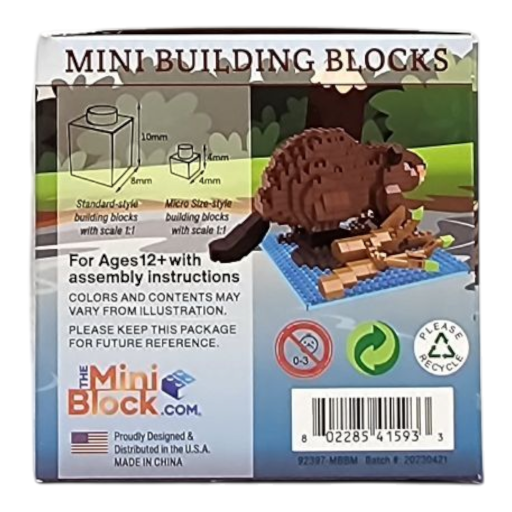 Mini Building Blocks - Beaver