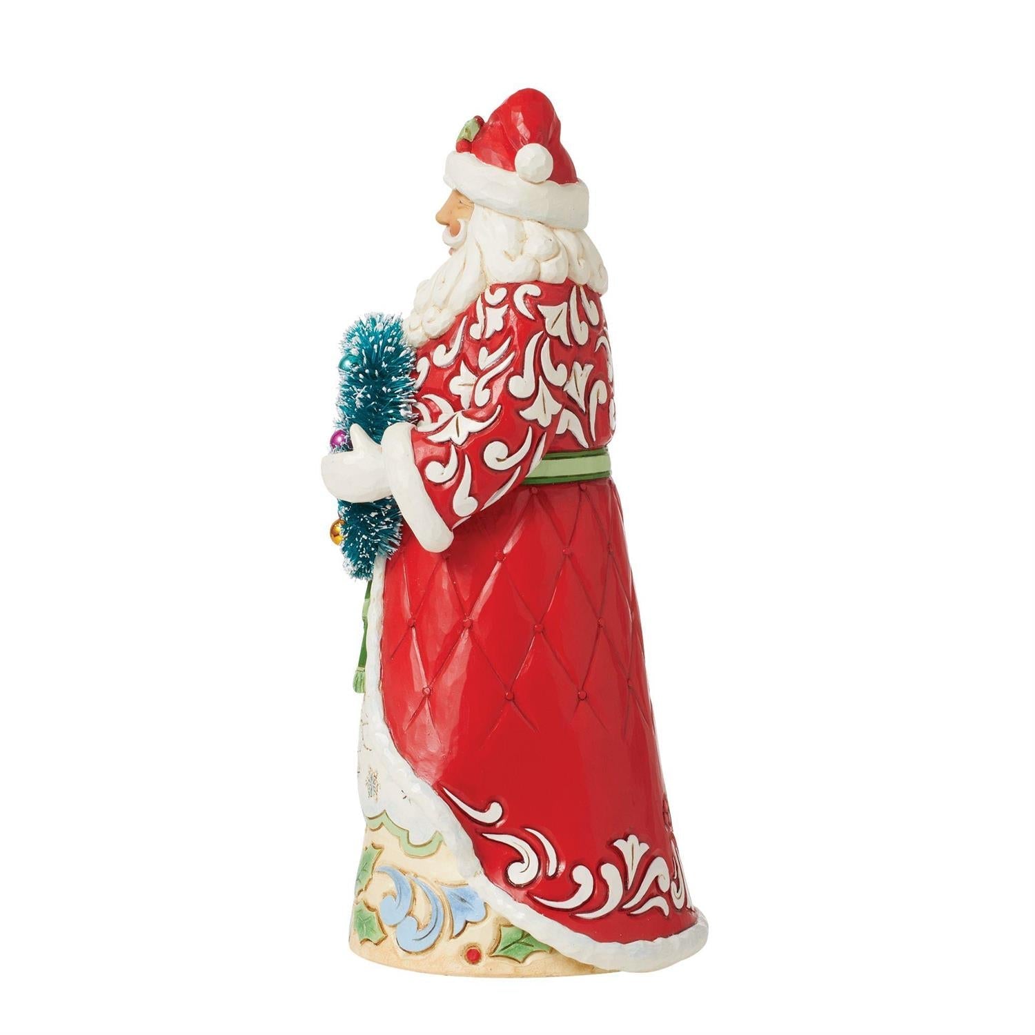 Santa with Sisal Wreath