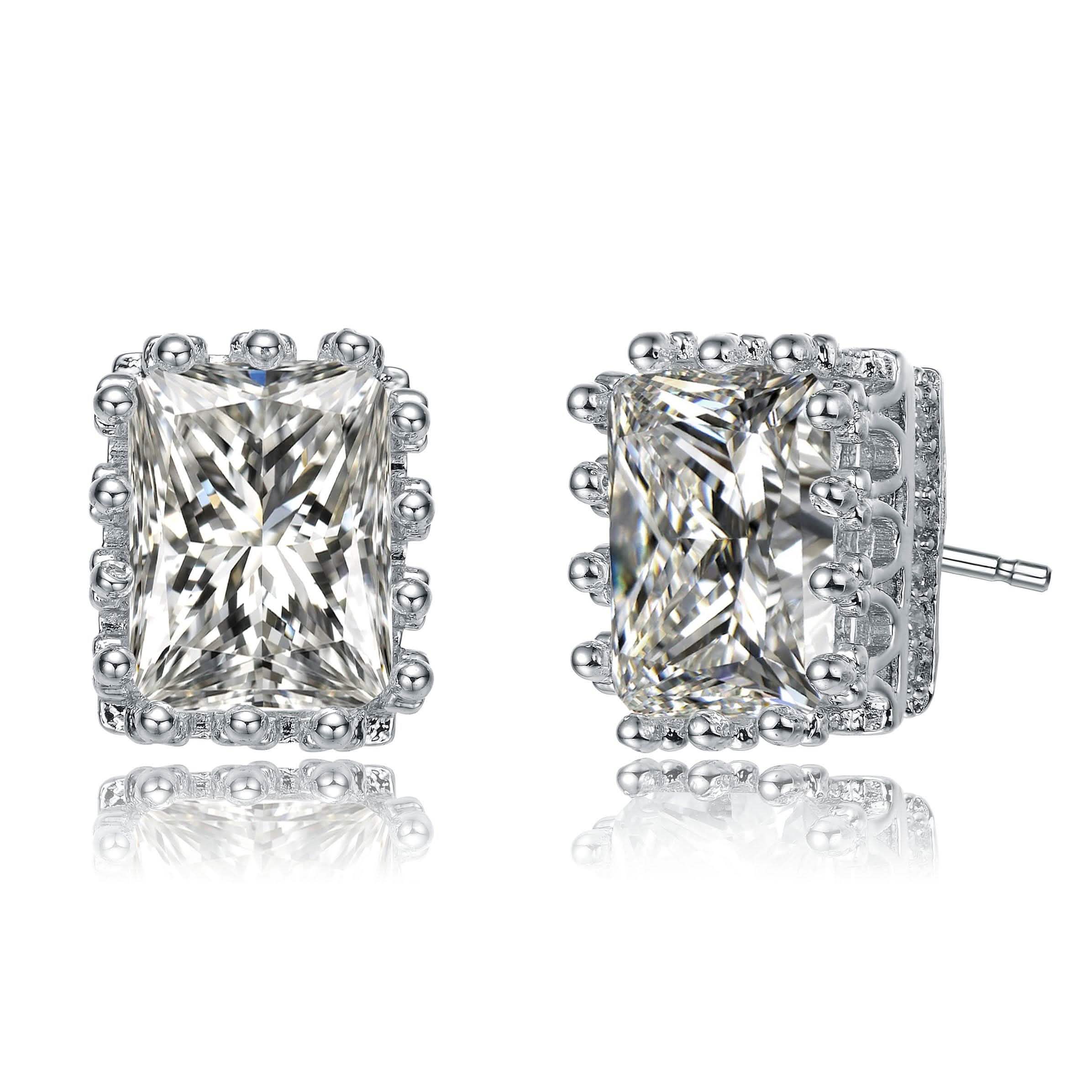 Cubic Zirconia Stud Earrings