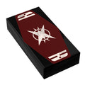 Red Ace Sabacc Card Custom Printed 1x2 Tile made using LEGO part - B3 Customs