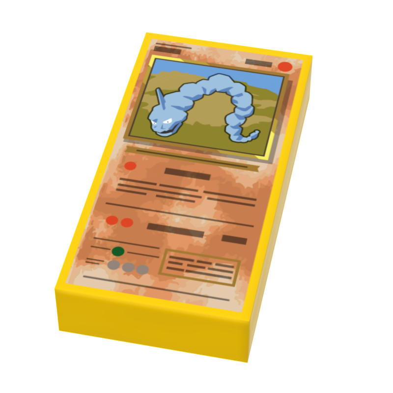 Rock Rattler - Pocketball Card (1x2 Tile) for Minifigs