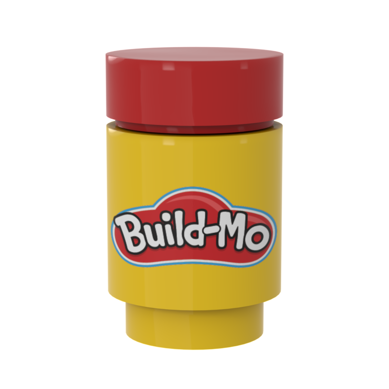 Build-Mo Kids Clay Can for Minifigs