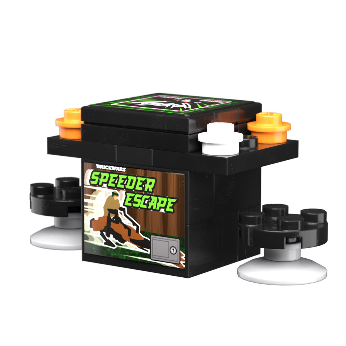Speeder Escape 2-Player Classic Arcade made using LEGO parts - B3 Customs