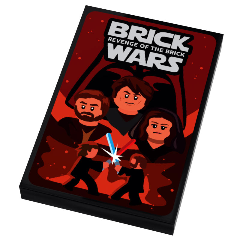 Brick Wars: Revenge of the Brick (EP. 3) Movie Tile Cover (2x3 Tile)