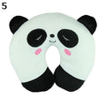 Cute Cartoon Animals U Shaped Pillow Travel Car Neck Rest Pillow Support Head Rest Cushion Panda Cat Bear Rabbit Pig Multi-Color Cartoon U Shaped Neck Pillow Comfortable Travel Pillow Inflatable Pillow Neck Pillow Lightweight Soft Pillows