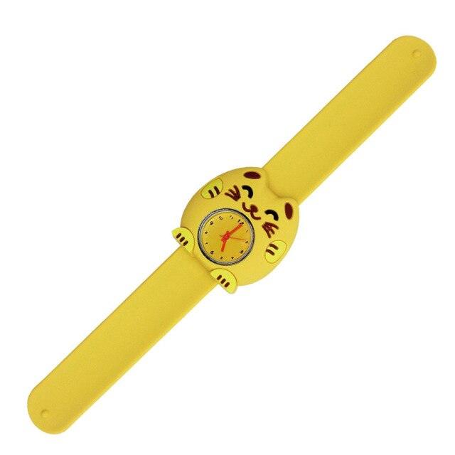 Cute Lively Adorable Unisex Children Quartz Kids Strap Wrist Watch Cute Unique Pattern Silicone Colorful Elegant Children Toddler Wrist Watches Time Teacher For Boys Girlss