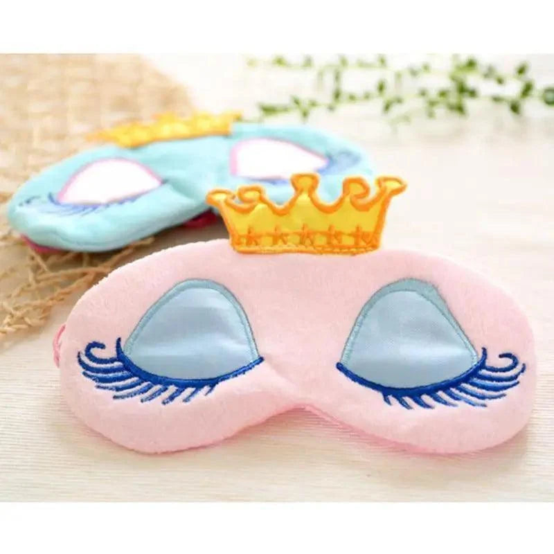 Cute Princess Eye Sleeping Mask Lightweight Eye Patch Comfortable Soft Blindfold Perfect For Blocking Light
