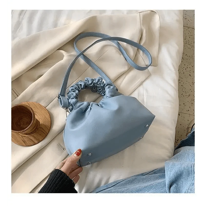 Cute Small Women's Leather Clutches Vintage Style Shoulder Messenger Bags , Handbag And Purses For Women