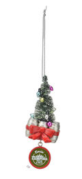 Camping with a Six Pack Ornament
