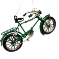 Green Bike Ornaments