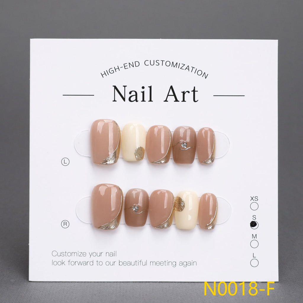 White Nail Wear Nail Art Reusable Press on Nails False Nails