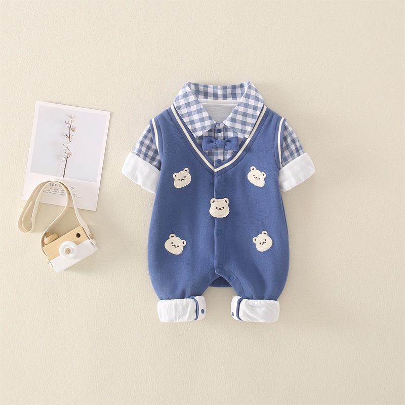 Springautumn Cartoon Double-layer One-piece Outfit Outdoor Wear