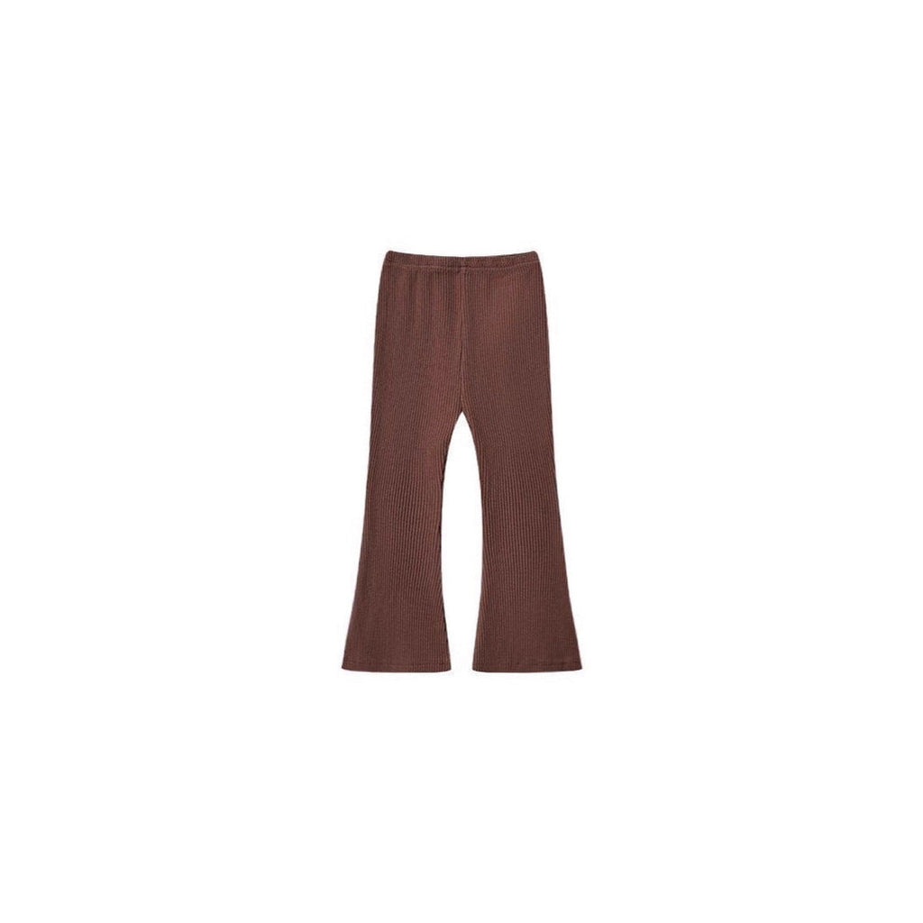Versatile Casual And Stylish Solid-color Leggings For Little Girls