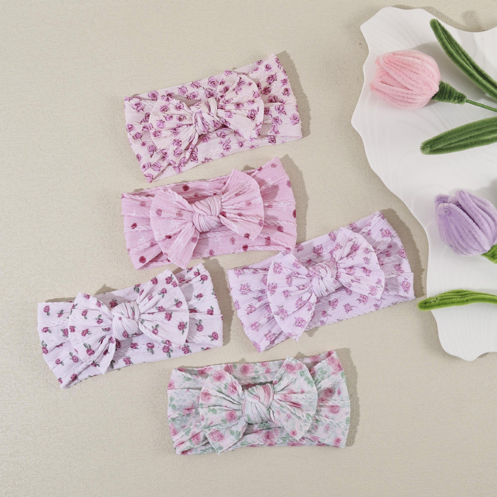 Baby Digital Print Bow Headband