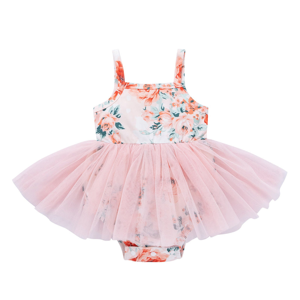 Sling Triangle Bottom-covering Floral Jumpsuit