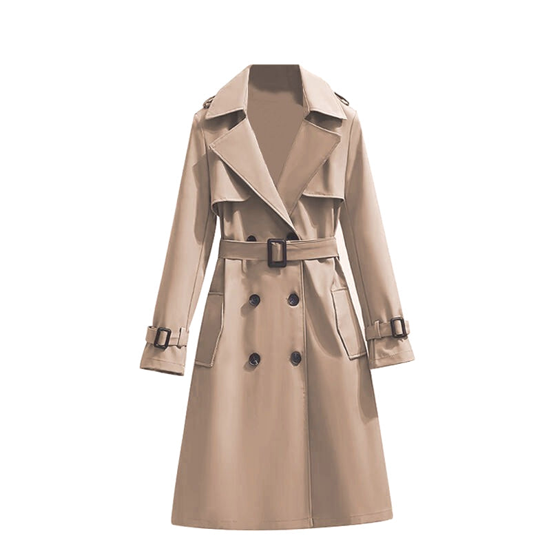 Women's Double-Breasted Trench Coat