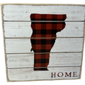 Perfect Pallet Petite Sign  - Buffalo Plaid Vermont