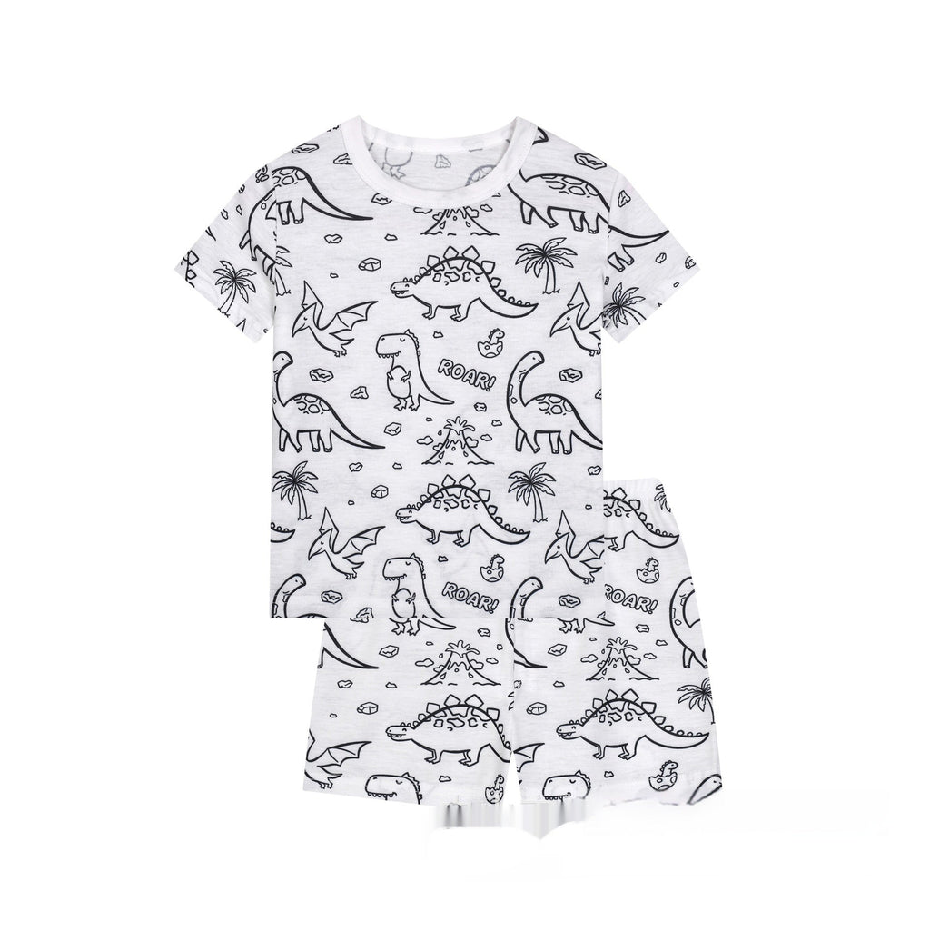 Cotton Children's Loungewear Pajamas Suit