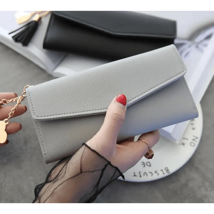 Dazzling Wallets For Phone, Clutch Bag, Purses, Long Wallets For Girl And Ladies Cute Money Coin Pocket And Card Holder Tassel Wallets