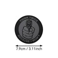 THINK TWICE BECAUSE I WON'T THINK TWICE Before Chapter PVC Flexible Glue Armband