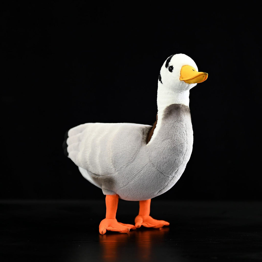 Plumage Toy Of The Brant Bird, White-headed Goose Doll