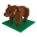 Mini Building Blocks - Grizzly Bear