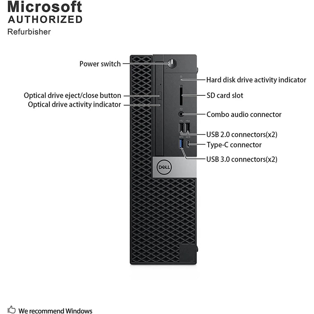 Dell Optiplex 7050 Windows 10 Professional (Refurbished)