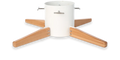 Timber Christmas Tree Stand - Large - White